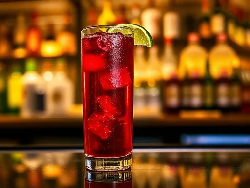 Sloe Gin Rickey - At a Bar