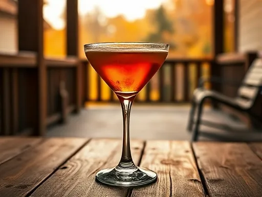 Smoked Martini - Outdoors