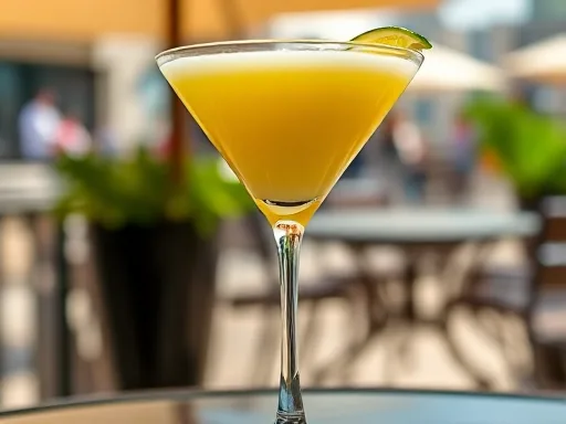Smooth Pineapple Daiquiri - Outdoors