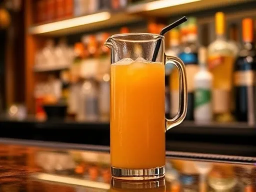Smurf Juice - At a Bar
