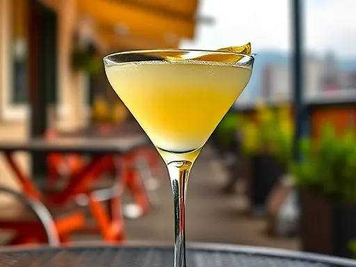 Sour Apple Martini - Outdoors