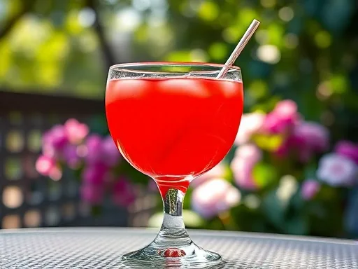 Spiced Cherry Jello - Outdoors