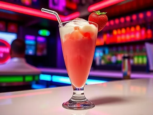 Strawberries And Cream - At a Bar