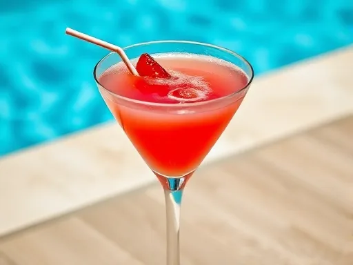 Strawberry Daiquiri Punch - Outdoors