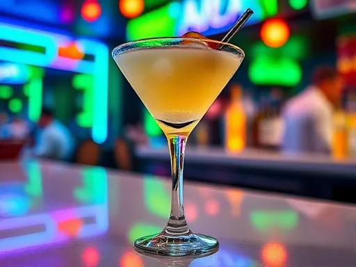 Daiquiri cocktail at a bar