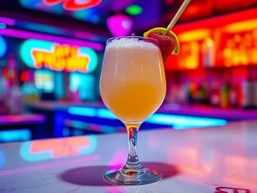 Strawberry Kiss - At a Bar