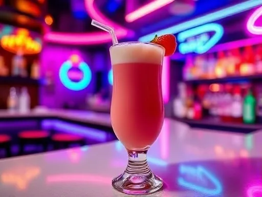 Strawberry Knockout - At a Bar