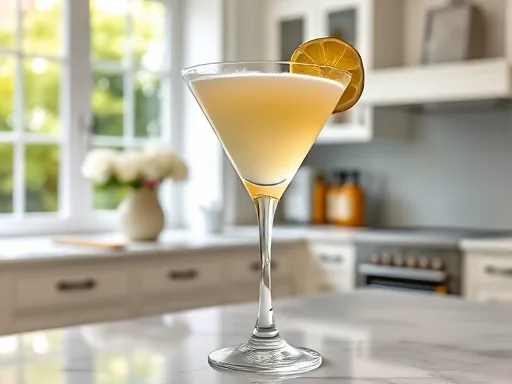 Strawberry Lemon Drop Martini - At Home