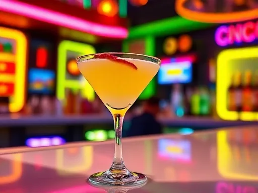 Strawberry Lemonade - At a Bar