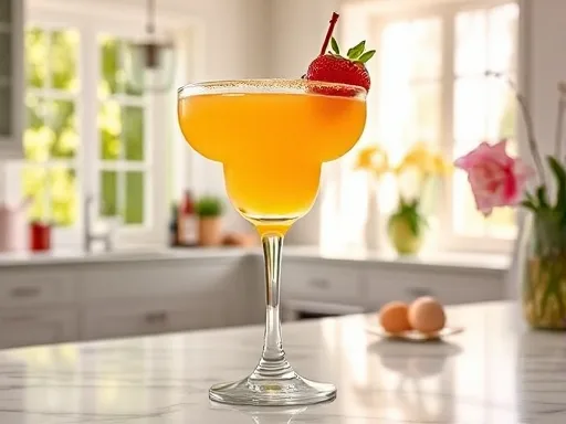 Strawberry Mango Margarita - At Home
