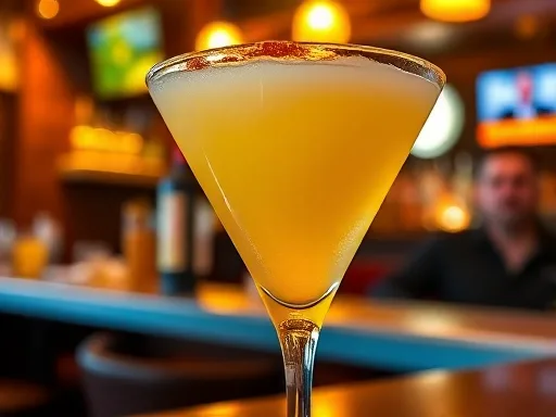Strawberry Margarita - At a Bar
