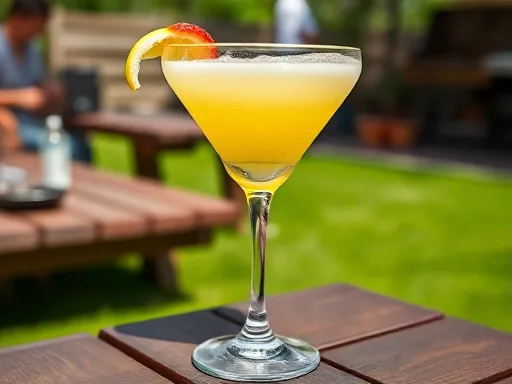 Strawberry Margarita - Outdoors