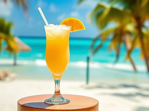 Strawberry-Peach Daiquiri - Outdoors