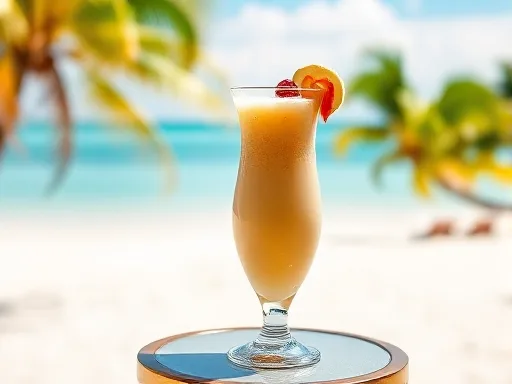 Strawberry and Coffee Cream Soda - Outdoors