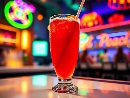 Summer Peach - At a Bar
