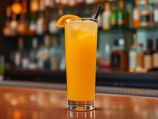 Sunflower Highball - At a Bar