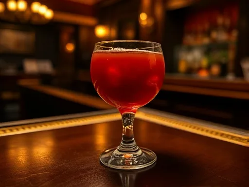 Sunset Punch - At a Bar