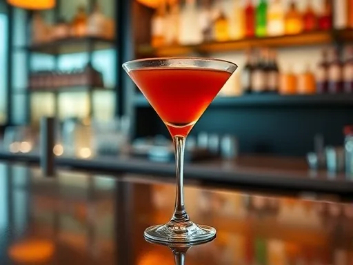 Tailspin Cocktail - At a Bar