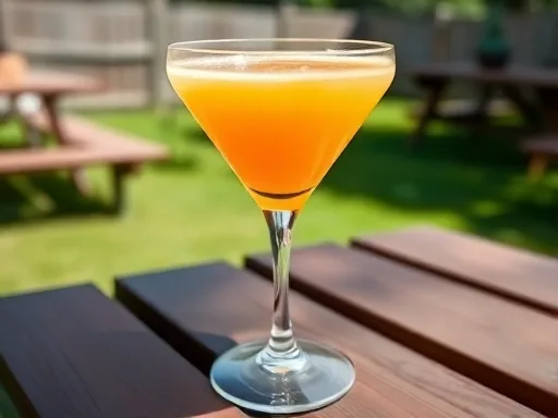 Tangerine Margarita - Outdoors