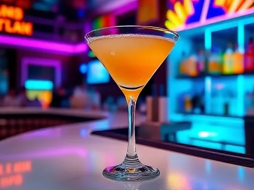 Tango Martini Cocktail - At a Bar