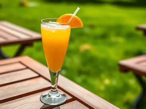 Tequila Screwdriver - Outdoors