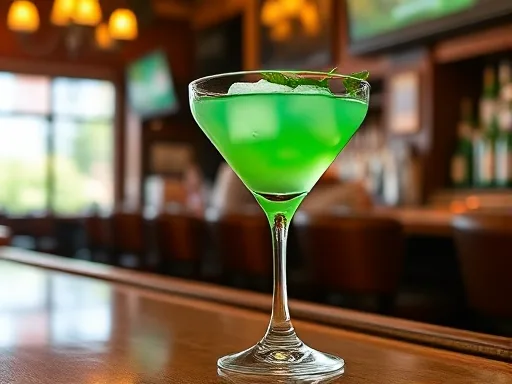 Tequila Stinger - At a Bar