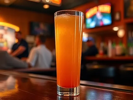 Tequila Sunrise - At a Bar