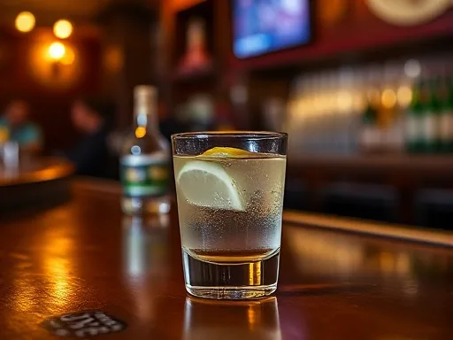 Tequila Surprise Shooter - At a Bar