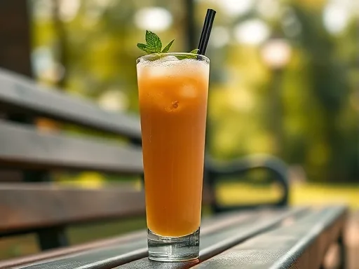 Thai Iced Tea - Outdoors