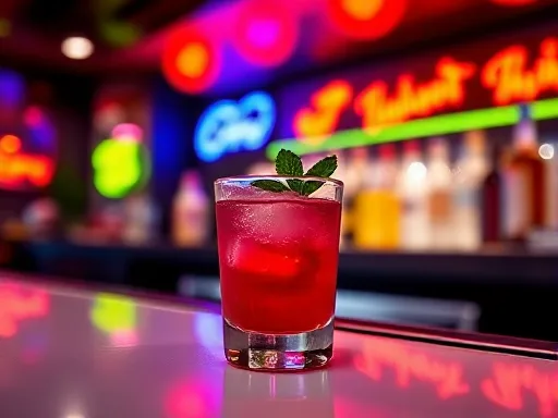 The Lady In Red - At a Bar