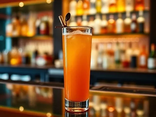 Triple Sec Sunrise - At a Bar