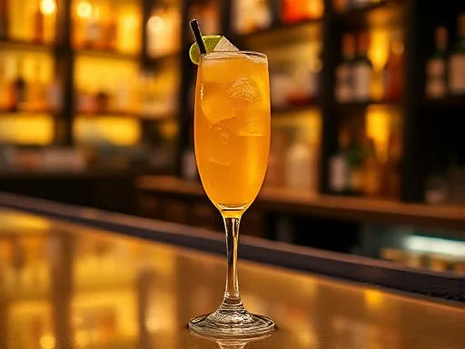 Tropical Champagne - At a Bar