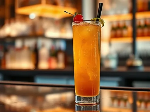 Tropical Highball - At a Bar