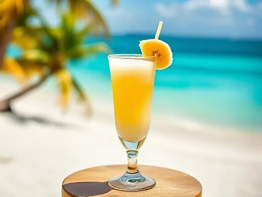 Tropical Pear Fizz - Outdoors