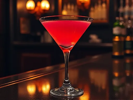 Union Jack Cocktail - At a Bar