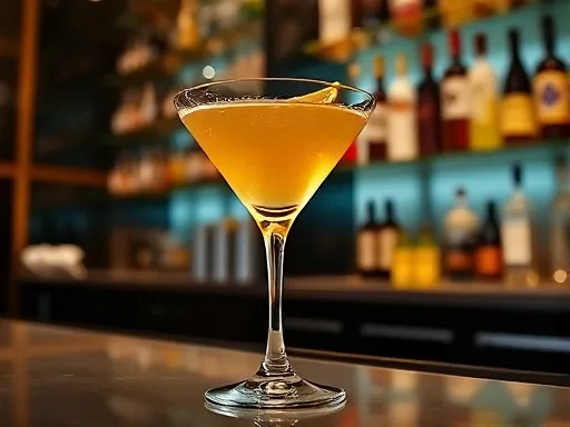 Upside-Down Martini - At a Bar