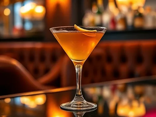 Lemon Drop Martini at a bar