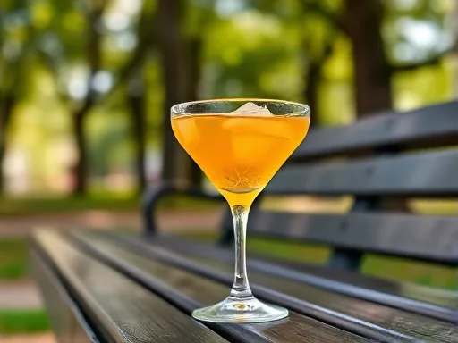 Vegas Lemon Drop Martini - Outdoors