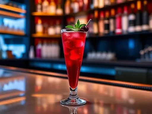 Very Berry Tonic - At a Bar