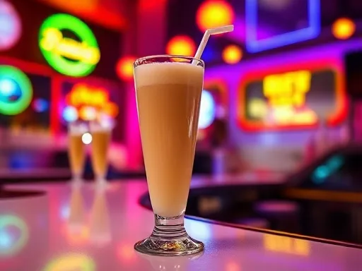 Virgin Banana Colada - At a Bar