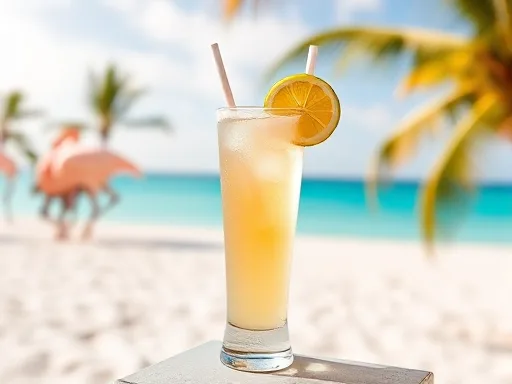 Virgin Flamingo Cocktail - Outdoors