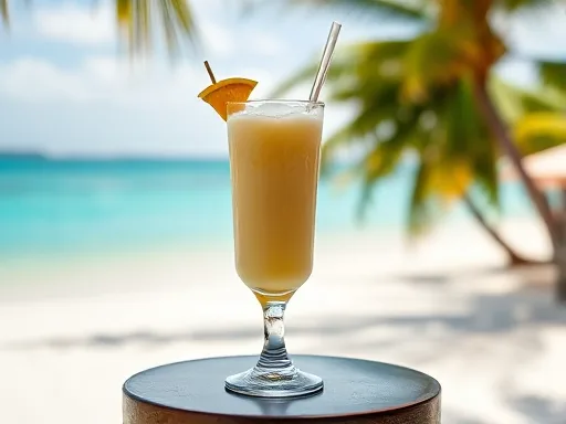 Virgin Pina Colada - Outdoors