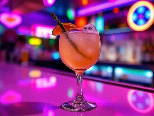 Virgin Raspberry Daiquiri - At a Bar