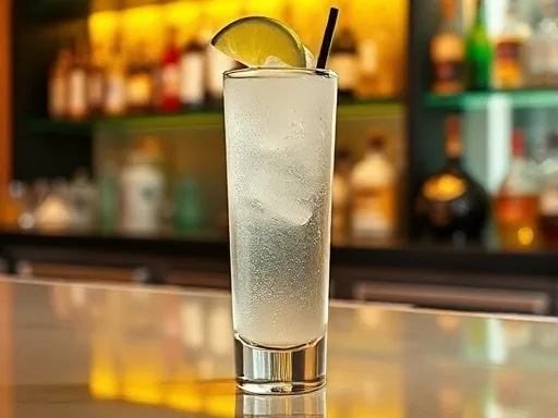 Vodka Cooler - At a Bar