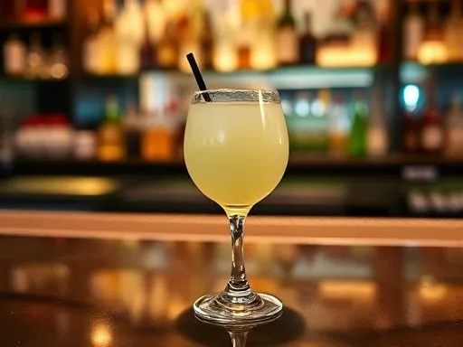 Vodka Fizz - At a Bar