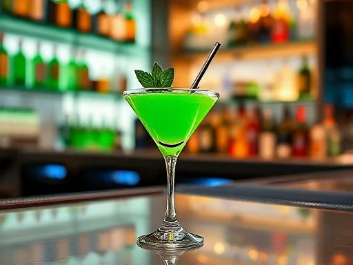 Vodka Grasshopper - At a Bar