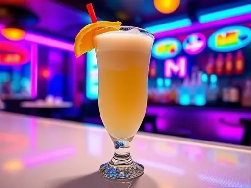 Vodka Pina Colada - At a Bar