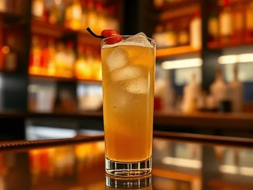 Vodka Salty Dog - At a Bar