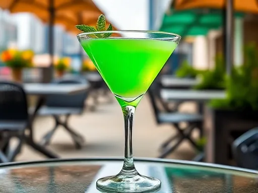 Vodka Stinger - Outdoors