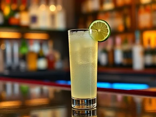 Vodka Swizzle - At a Bar